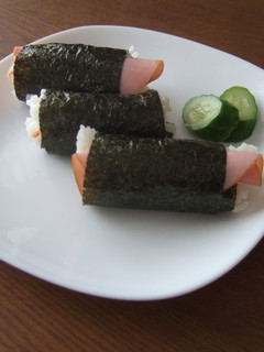 ずぼらなわたしのお昼ご飯(のり巻き)-レシピのメイン写真