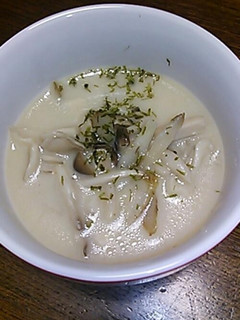 ゴボウときのこのクリーミースープ-レシピのメイン写真