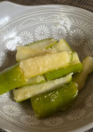 姜葱醤レンチン瓶で、きゅうり炒め-レシピのメイン写真