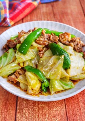 ごはんが進む♪【豚こま野菜の回鍋肉風】-レシピのメイン写真
