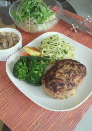 ヘルシー本格的ハンバーグ-レシピのメイン写真