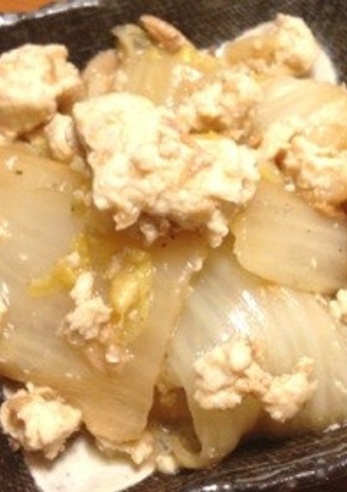 白菜とツナと豆腐の蒸し煮-レシピのメイン写真