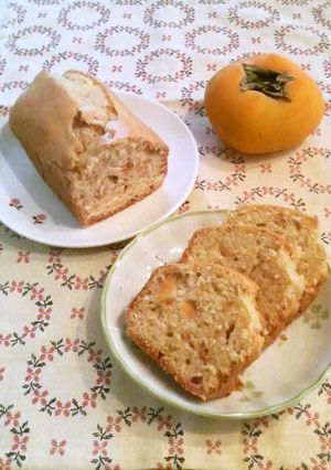 秋色★柿のパウンドケーキ-レシピのメイン写真