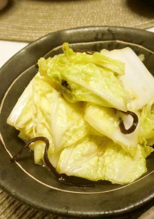 ＊白菜と塩昆布の浅漬け風サラダ＊-レシピのメイン写真