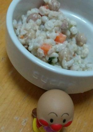 ゆで大麦とミックスビーンズのサラダ☆-レシピのメイン写真