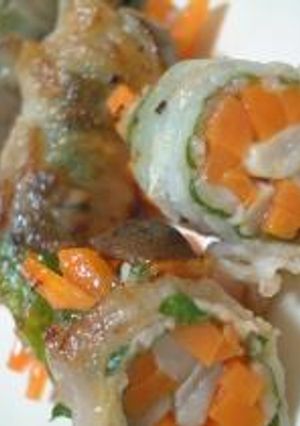 ♪大葉がポイント、豚肉の野菜巻き♪-レシピのメイン写真