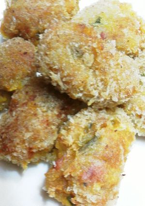余った南瓜の煮物でカボチャコロッケ～♥゛-レシピのメイン写真