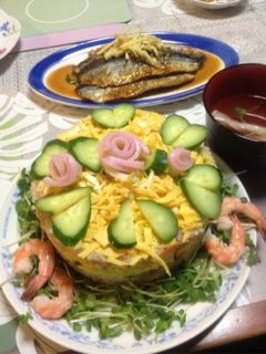 ☆我が家の手作りちらし寿司☆-レシピのメイン写真