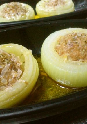 簡単♪スタッフドオニオン(玉葱の肉詰め)-レシピのメイン写真