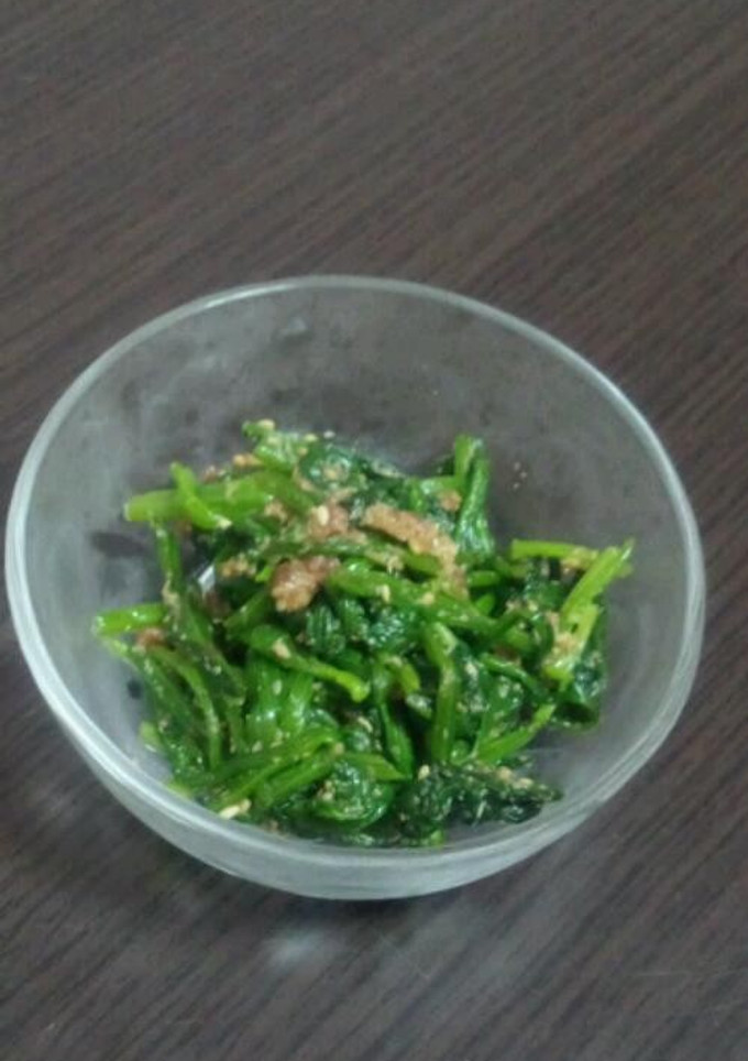 さっぱり!ほうれん草の梅胡麻和え-レシピのメイン写真