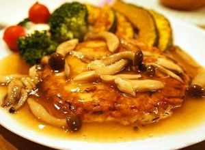 きのこあんかけの豆腐ハンバーグ-レシピのメイン写真