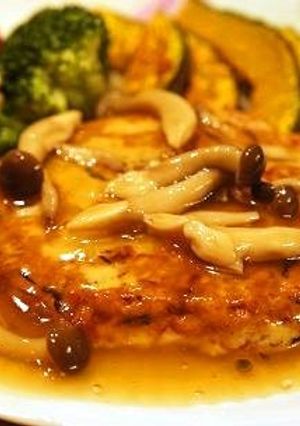 きのこあんかけの豆腐ハンバーグ-レシピのメイン写真