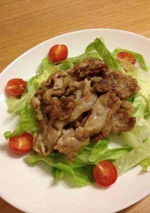 豚肉の麺つゆダレソース♪-レシピのメイン写真
