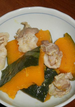 カボチャと豚バラ肉のコンソメ煮-レシピのメイン写真
