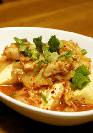 速攻1品♪レンジでキムチ豆腐-レシピのメイン写真