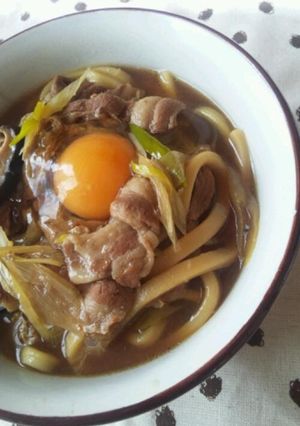 おいしい!!うちの肉うどん-レシピのメイン写真