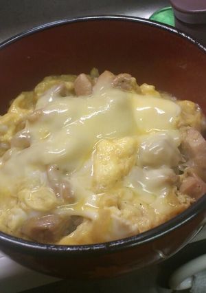 チーズ入りふわふわ親子丼★-レシピのメイン写真
