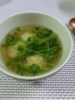 鶏団子の中華スープ-レシピのメイン写真