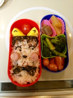 大人のキャラ弁☆女子高生バニーガール-レシピのメイン写真