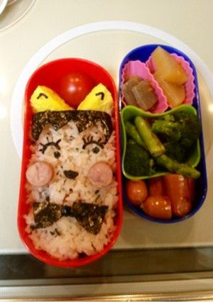 大人のキャラ弁☆女子高生バニーガール-レシピのメイン写真
