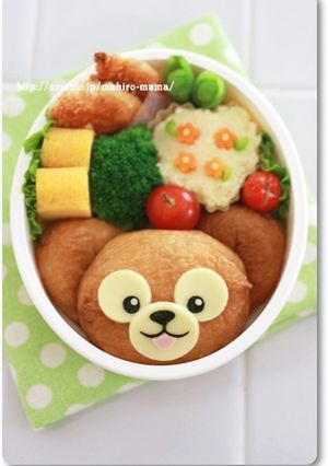 キャラ弁＊ダッフィーお稲荷さん-レシピのメイン写真