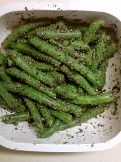 レンチンで♪いんげんの胡麻和え-レシピのメイン写真