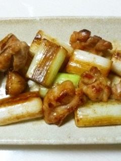 鶏肉と長ねぎのバターしょう油炒め-レシピのメイン写真