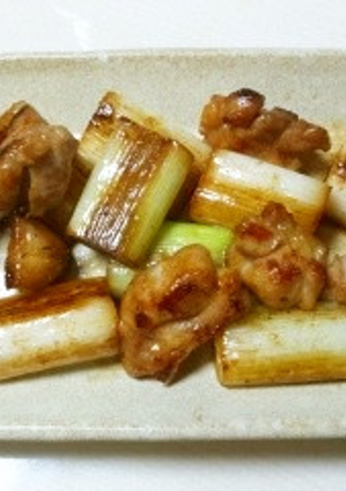 鶏肉と長ねぎのバターしょう油炒め-レシピのメイン写真