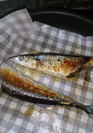フライパンで！！秋刀魚の美味しい焼き方-レシピのメイン写真