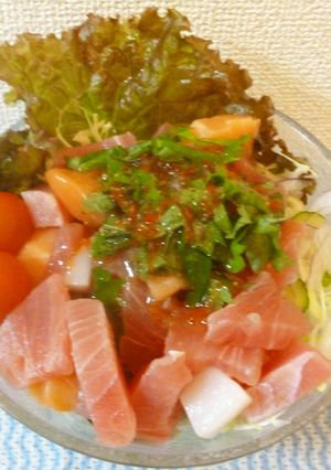 パパの海鮮カルパッチョ（Ⅳ）-レシピのメイン写真