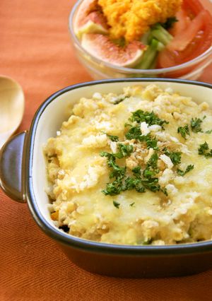 オートミールとレンズ豆で☆野菜のグラタン-レシピのメイン写真