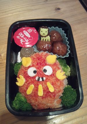ポケモン♪簡単デコ弁♪～ダルマッカ～-レシピのメイン写真