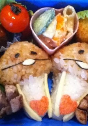 キモカワ☆なめこ図鑑のキャラ弁☆-レシピのメイン写真