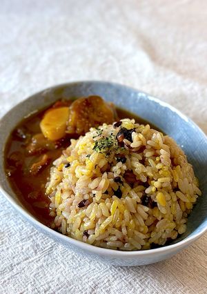 今日のカレーは！ターメリック雑穀ご飯-レシピのメイン写真