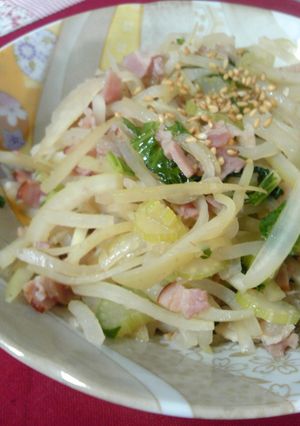 大根とセロリのきんぴら-レシピのメイン写真