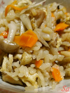 秋っていいね☆炊き込みご飯☆-レシピのメイン写真