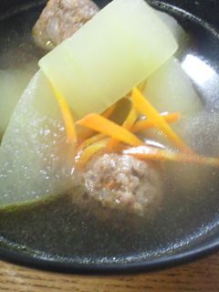 冬瓜と肉団子のやさしいスープ-レシピのメイン写真