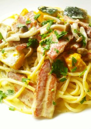 どこにも負けない絶品クリームパスタ-レシピのメイン写真