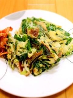 もやしとにらの簡単チヂミ-レシピのメイン写真