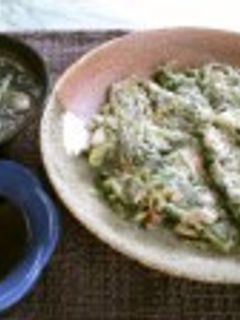 ヘルシー❤キノコ野菜たっぷりチヂミ♪-レシピのメイン写真
