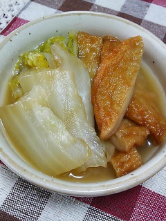 白菜とひら天のさっと煮(⌒‐⌒)-レシピのメイン写真