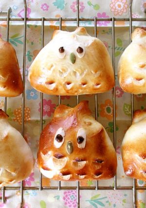 ふくろうパン-レシピのメイン写真
