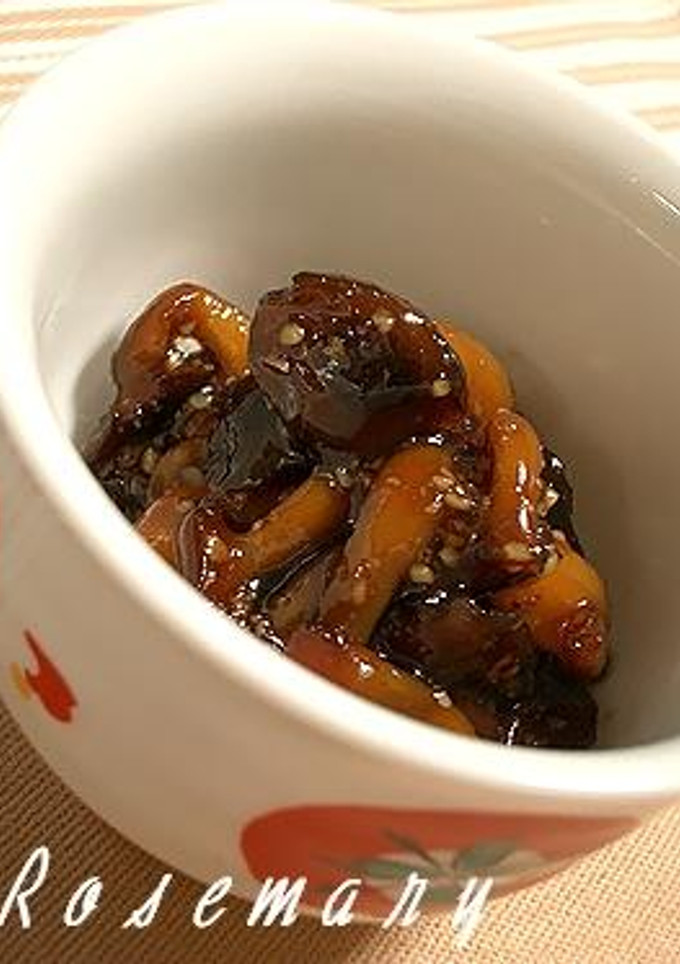 こってり。　しめじとくるみの甘辛煮-レシピのメイン写真