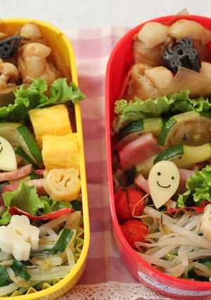 キャラ弁　ハロウィン☆おばけちゃん-レシピのメイン写真