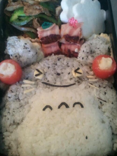 トトロキャラ弁当-レシピのメイン写真