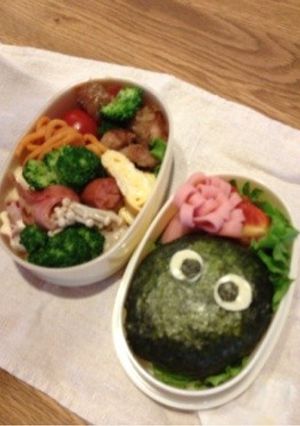 キャラ弁 ＊まっくろくろすけ＊簡単-レシピのメイン写真