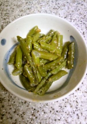 三度豆のゴマ味噌和え-レシピのメイン写真