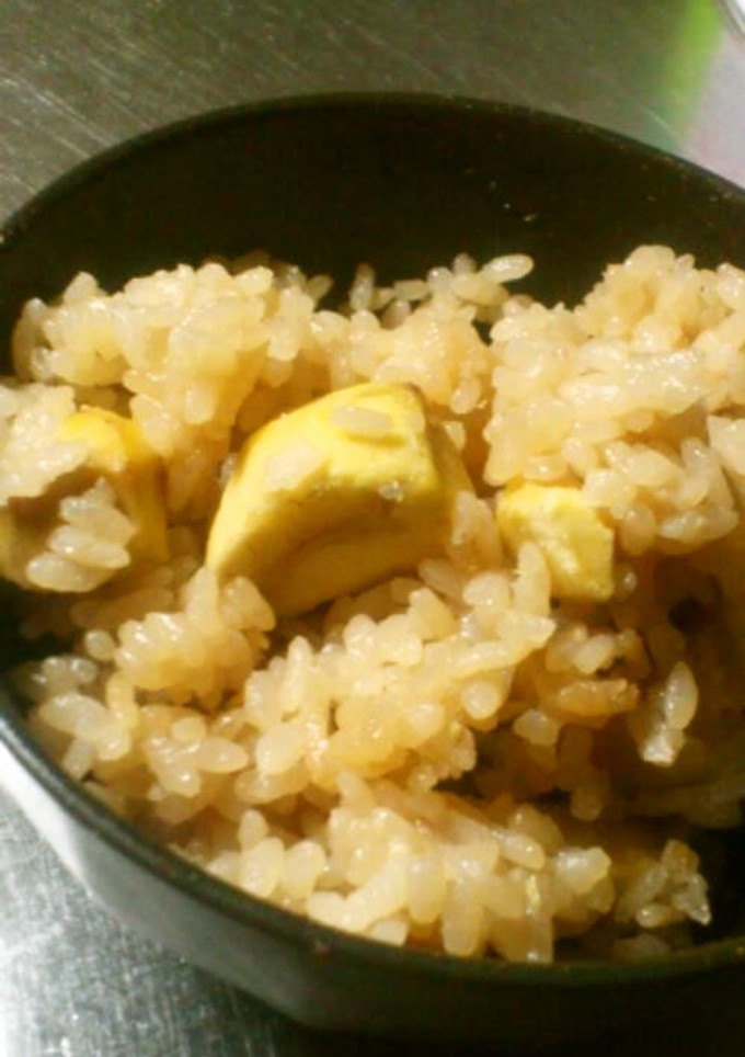 栗の炊き込みご飯 簡単ﾚｼﾋﾟ-レシピのメイン写真