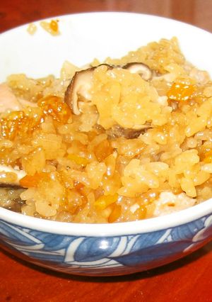 秋の味覚に！椎茸一杯の甘辛炊き込みご飯。-レシピのメイン写真