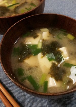 体ポカポカ♪生姜と海苔のお味噌汁-レシピのメイン写真